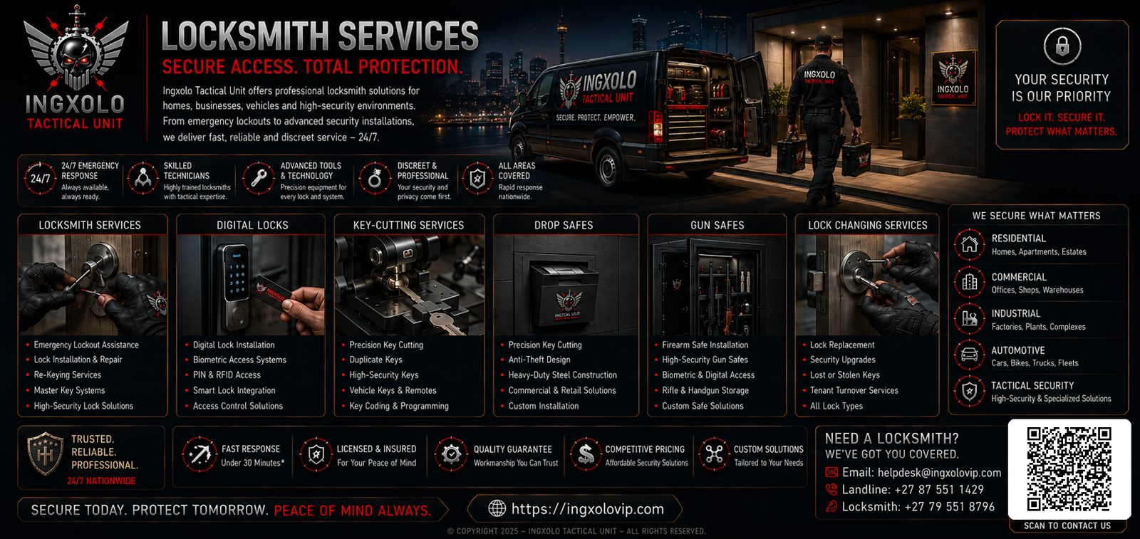 Locksmith Services — iNgxolo Tactical Unit